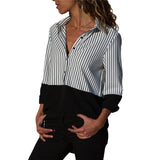 Women Blouses 2019 Striped Blouse Womens Tops And Blouses Long